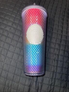Starbucks 24oz Multicolor Iridescent Studded Tumbler - Pink, Blue, Purple